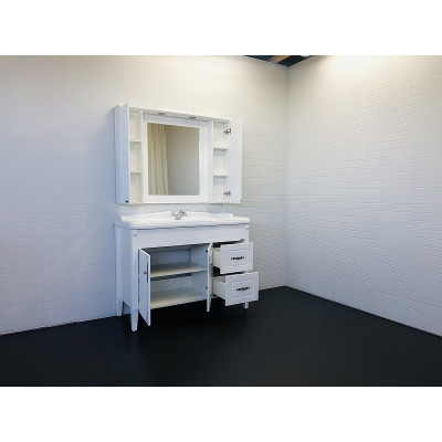 Зеркало-шкаф белый 120x86см Comforty 00004142365CF