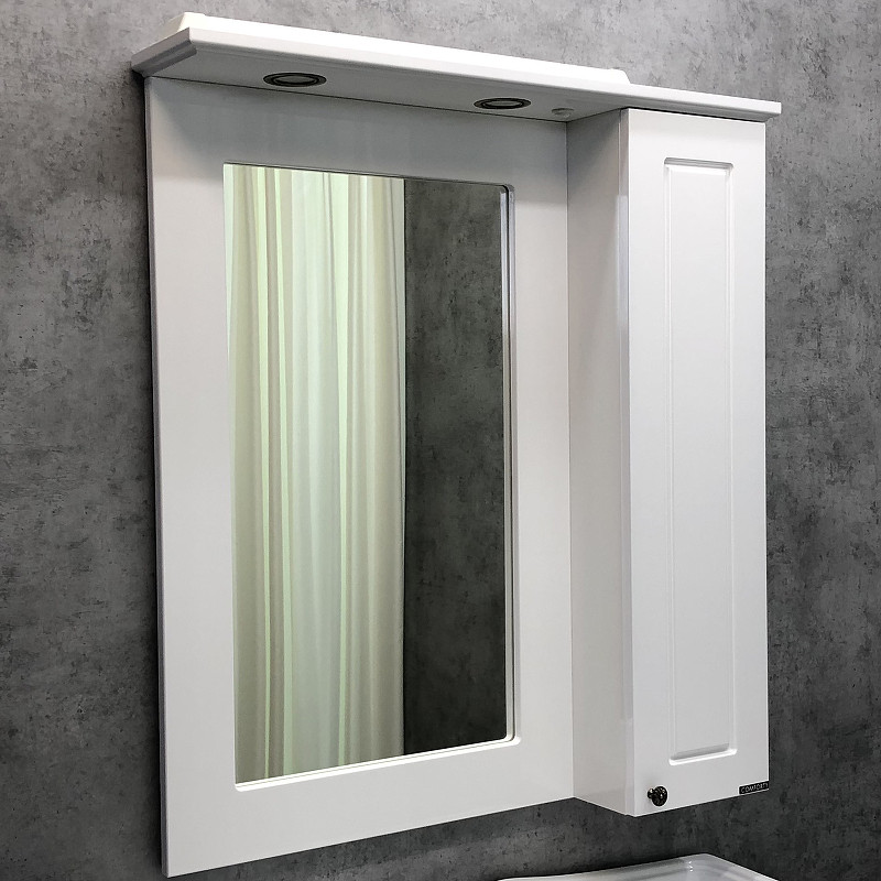 Зеркало-шкаф белый 79x86см Comforty 00004139246CF