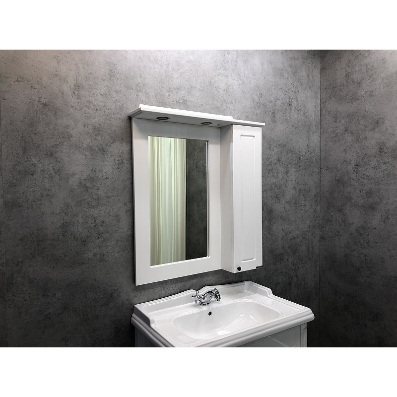 Зеркало-шкаф белый 79x86см Comforty 00004139246CF