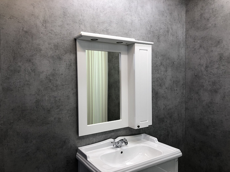 Зеркало-шкаф белый 79x86см Comforty 00004139246CF