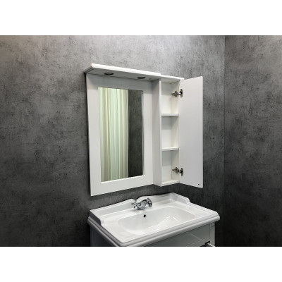 Зеркало-шкаф белый 79x86см Comforty 00004139246CF