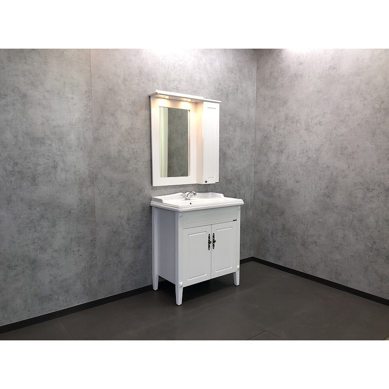 Зеркало-шкаф белый 79x86см Comforty 00004139246CF
