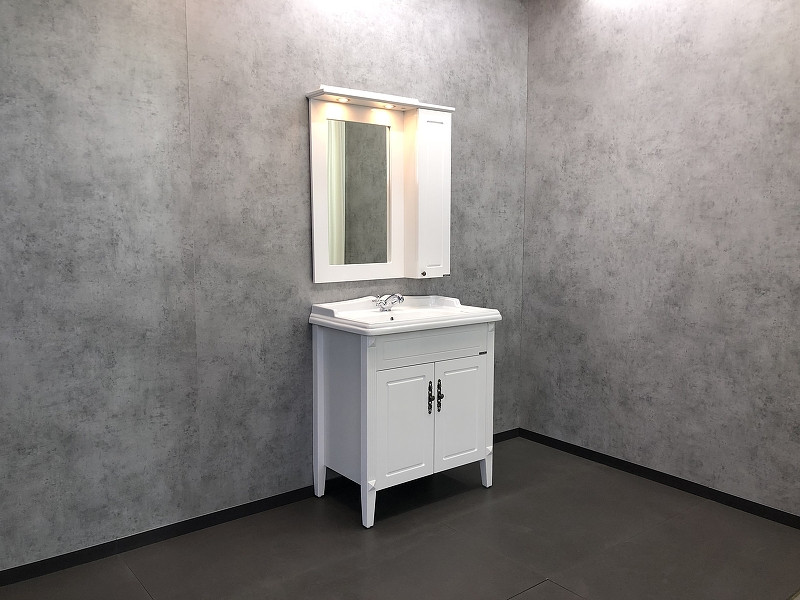 Зеркало-шкаф белый 79x86см Comforty 00004139246CF