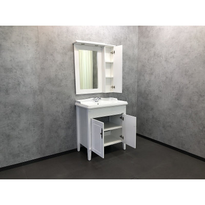Зеркало-шкаф белый 79x86см Comforty 00004139246CF