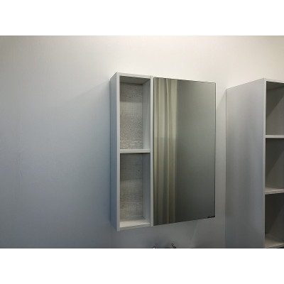 Зеркало-шкаф дуб белый 60x80см Comforty 00004147599CF