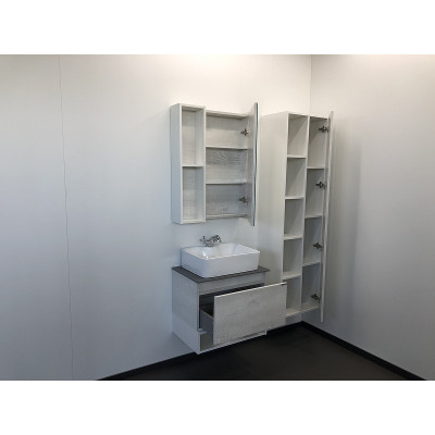 Зеркало-шкаф дуб белый 60x80см Comforty 00004147599CF