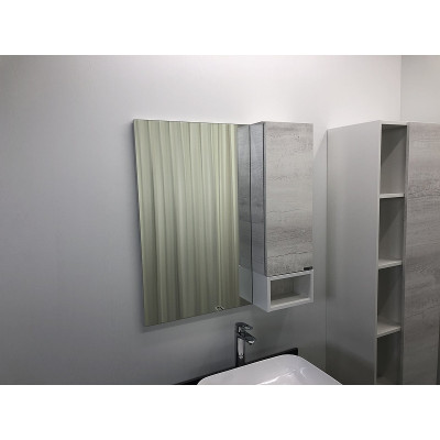 Зеркало-шкаф дуб белый 75x80см Comforty 00004144199CF