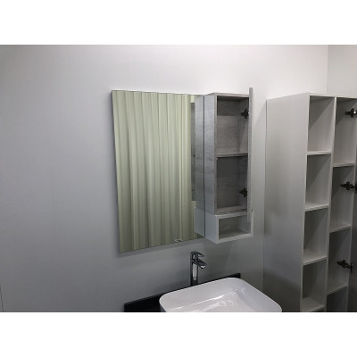 Зеркало-шкаф дуб белый 75x80см Comforty 00004144199CF