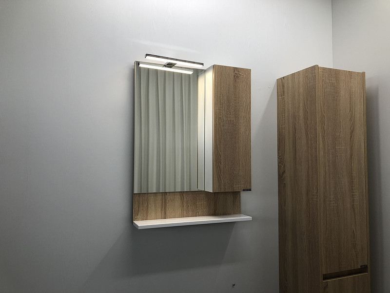 Зеркало-шкаф дуб сонома 60x80см Comforty 00004142211CF
