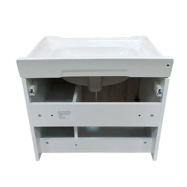 Тумба с раковиной подвесная дуб сонома 60см Comforty 00004142213CF
