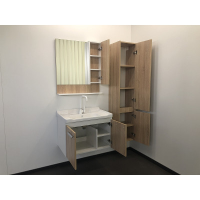 Тумба с раковиной подвесная дуб сонома 70см Comforty 00004142215CF