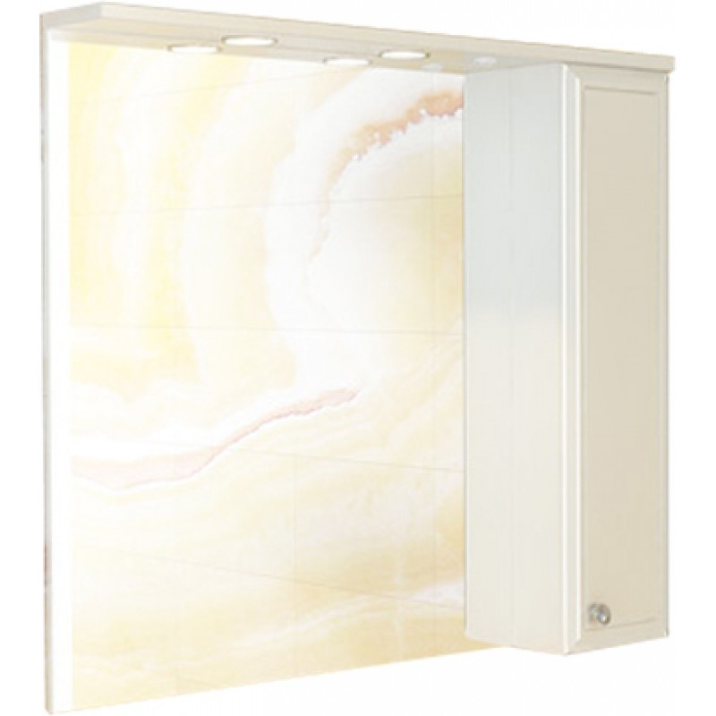 Зеркало-шкаф белый 100x80см Comforty 00003132226CF