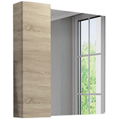 Зеркало-шкаф дуб сонома 80x80см Comforty 00004142222CF