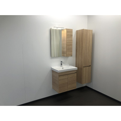 Тумба с раковиной подвесная дуб сонома 60см Comforty 00004142217CF