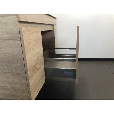 Тумба с раковиной подвесная дуб сонома 80см Comforty 00004142219CF