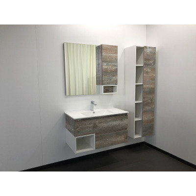 Шкаф-пенал подвесной дуб бежевый 45см Comforty 00004136455CF