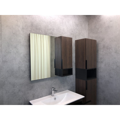 Зеркало-шкаф дуб темный 90x80см Comforty 00004150529CF