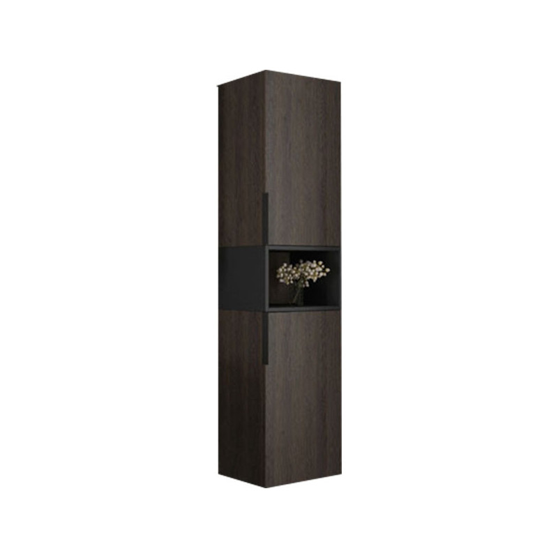 Шкаф-пенал подвесной дуб темный 40см Comforty 00004150535CF