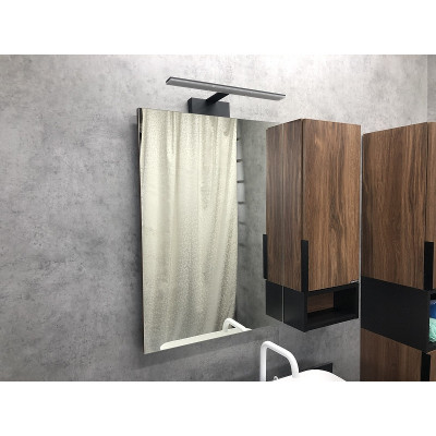 Зеркало-шкаф дуб темный 88x80см Comforty 00004151038CF