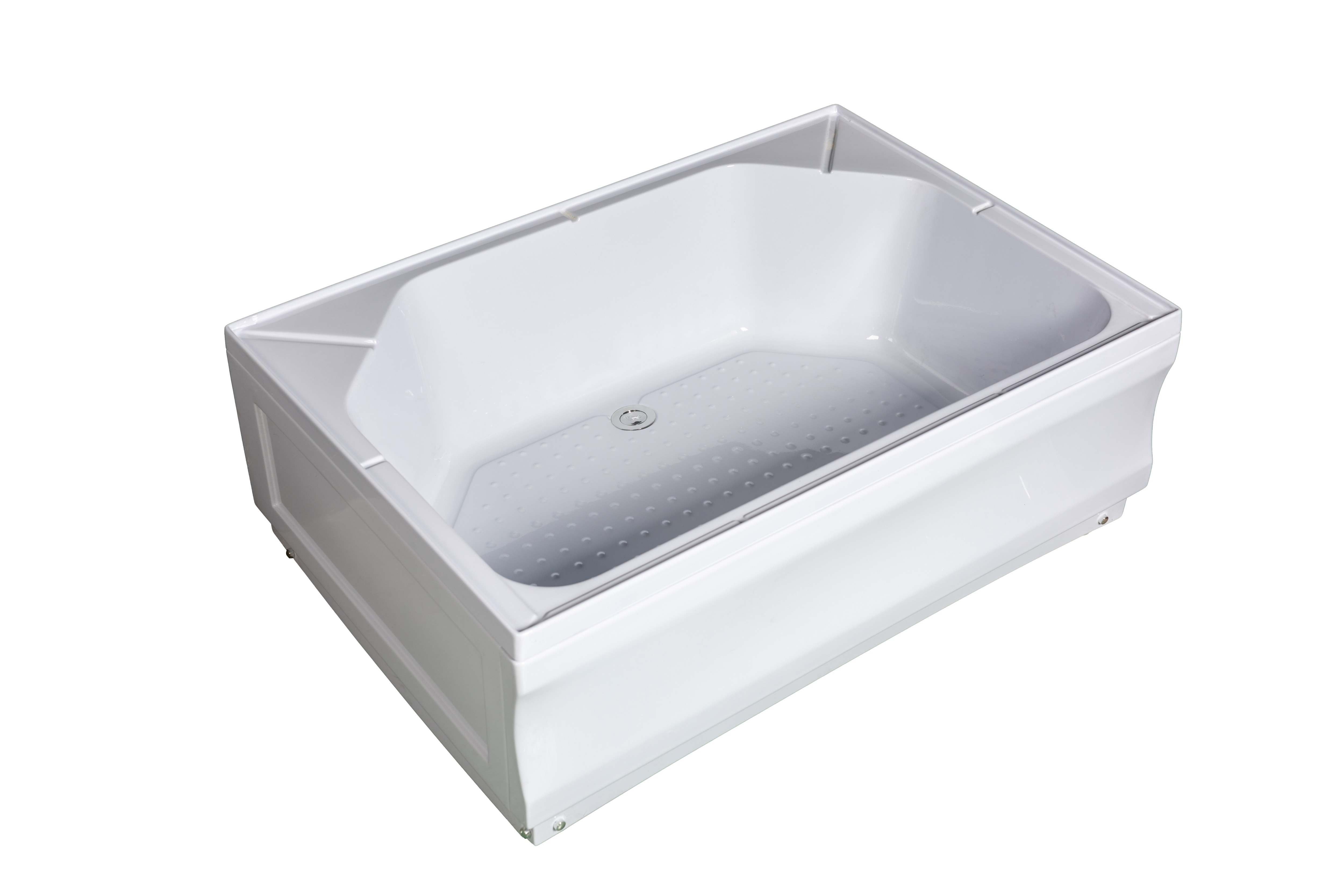 Душевой поддон 100x80x41 WEMOR 100/80/41 S с сифоном и панелью