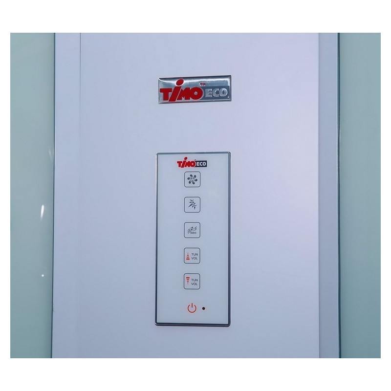 Душевая кабина левая 120х80х218см белая Timo TE-0702 L
