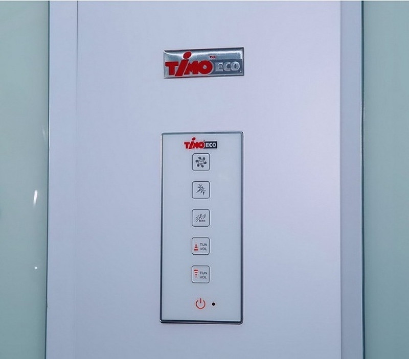 Душевая кабина 90х90х218см белая Timo TE-0790
