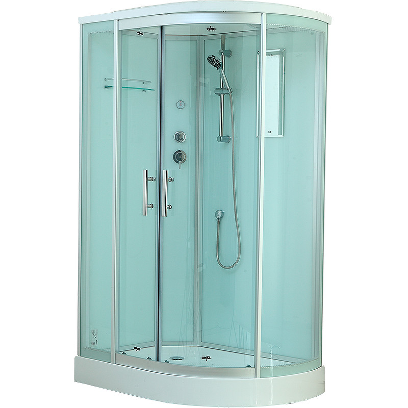 Душевая кабина левая 120х85х220см хром Timo T-6602 S L
