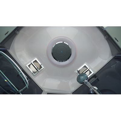 Душевая кабина 100х100х220см хром Timo T-1100