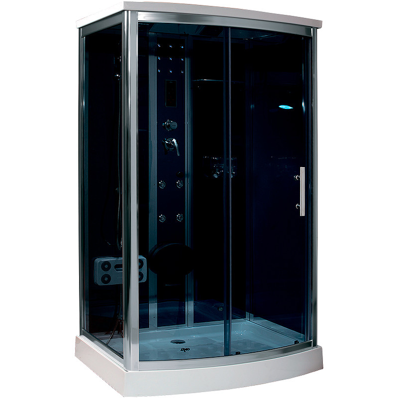 Душевая кабина 120х90х220см хром Timo T-1115