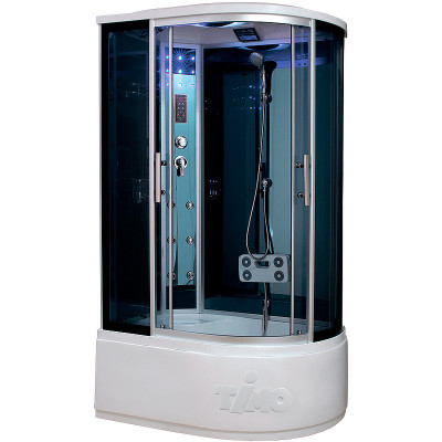 Душевая кабина левая 120х85х220см хром Timo T-1120 L