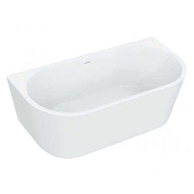 Ванна 170x80x56см пристенная акриловая Belbagno BB108-170-80 со сливом-переливом