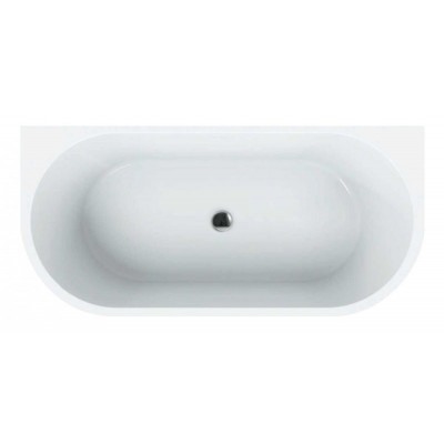Ванна 170x80x56см пристенная акриловая Belbagno BB108-170-80 со сливом-переливом