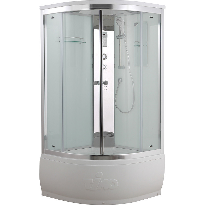 Душевая кабина 100х100х220см хром Timo T-8800 C