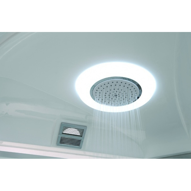 Душевая кабина 100х100х220см хром Timo T-8800 F