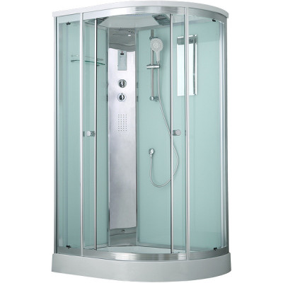 Душевая кабина левая 120х85х220см хром Timo T-8802L F