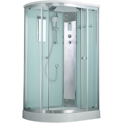 Душевая кабина правая 120х85х220см хром Timo T-8802R F