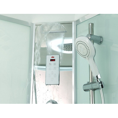Душевая кабина 90х90х220см хром Timo T-8809 C