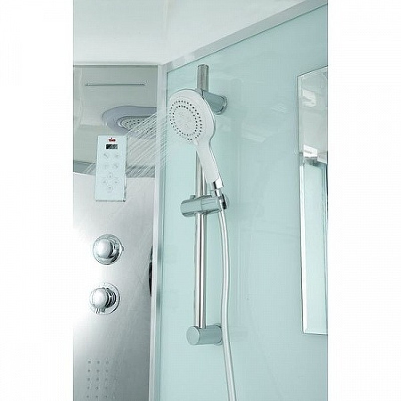 Душевая кабина 90х90х220см хром Timo T-8809 F