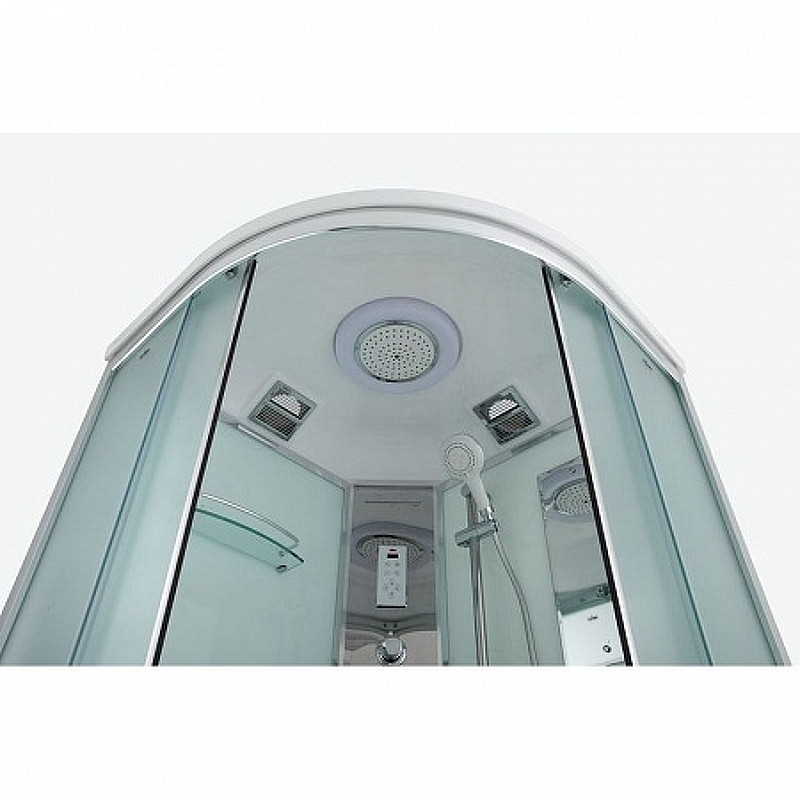 Душевая кабина 90х90х220см хром Timo T-8809 F