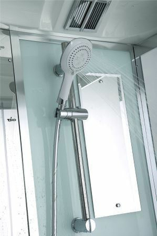 Душевая кабина левая 120х85х220см хром Timo T-8820L C
