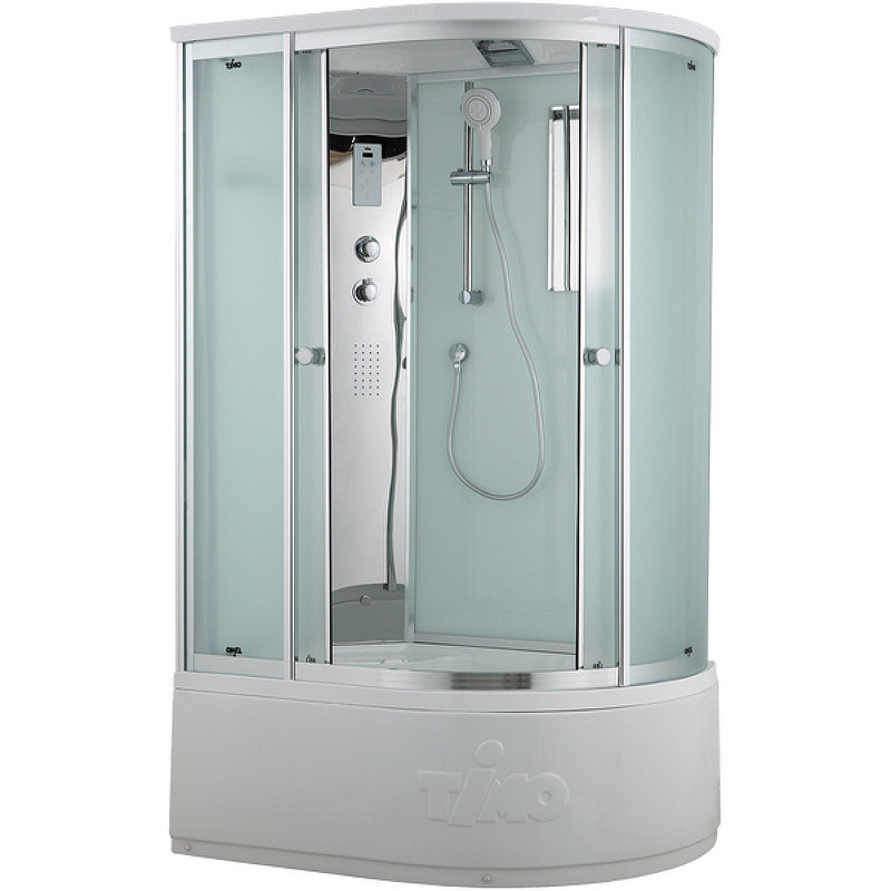 Душевая кабина левая 120х85х220см хром Timo T-8820L F
