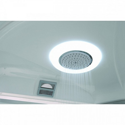 Душевая кабина левая 120х85х220см хром Timo T-8820L F