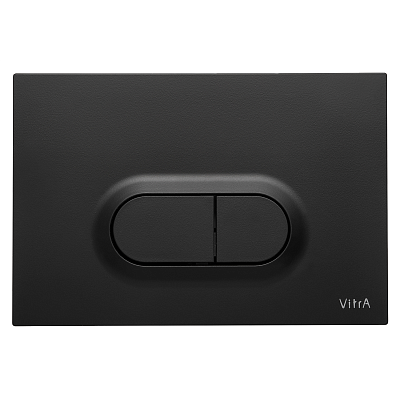 Панель смыва Vitra Loop, цвет черный матовый, для инсталляций 742, 748, 750, 765, 768, 762, 761