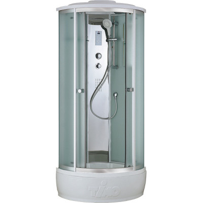 Душевая кабина 80х80х215см хром Timo T-8880 F