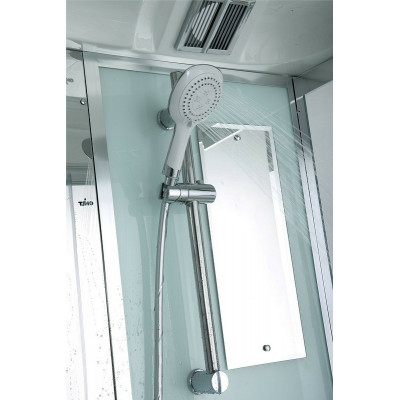 Душевая кабина 90х90х215см хром Timo T-8890 F