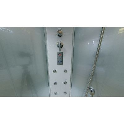 Душевая кабина 90х90х230см хром Timo TL-1502