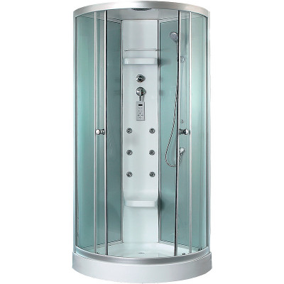 Душевая кабина 100х100х230см хром Timo TL-1503