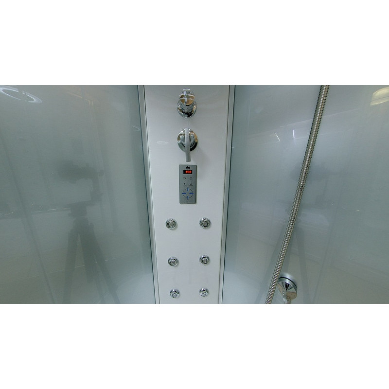 Душевая кабина 100х100х230см хром Timo TL-1503