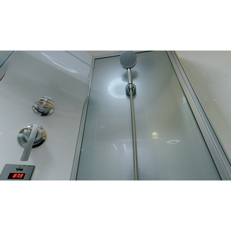Душевая кабина 100х100х230см хром Timo TL-1503