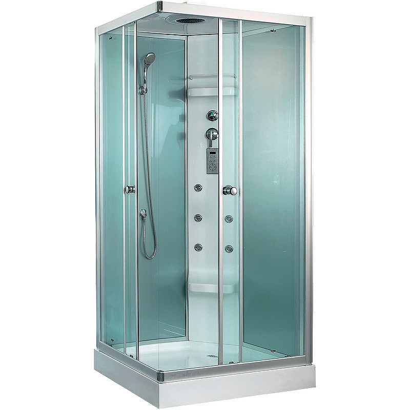 Душевая кабина правая 110х85х230см хром Timo TL-1504 R